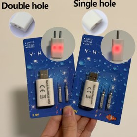 Resim 1 Takım Balıkçılık Elektronik Yüzer Gösterge Çubuk Ucu Işığı Pil Şarj Cihazı CR425 Şarj Edilebilir Pil Şarjı Kiti 