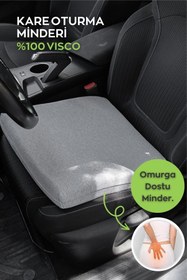 Resim Viscomina Oto Koltuk Minderi uyumlu Ortopedik Oturma Minderi 