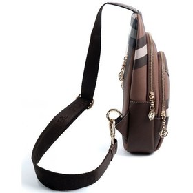 Resim Bel Çantası Kadın Silver Polo 959-48064 Sılver Polo Freebag Mk85 Koyu Kahve-mat Kahve kahverengi 