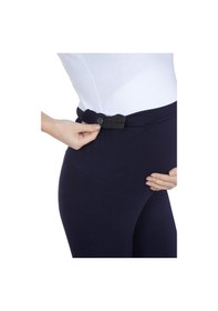 Resim Luvmabelly Myra8003 8010 Beli Ayarlanabilir Hamile Kapri Tayt Seti-lacivert - Lacivert 