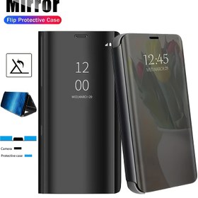 Resim 360 ° Tam Koruma Çevirme Katlama Braketi Elektro Kaplama Ayna + Yapay Deri Darbeye Dayanıklı Cep Telefonu Kılıfı iPhone 16 Pro Max 11 13 12 14 15 Pro Max 16 E Tampon Kapağı 