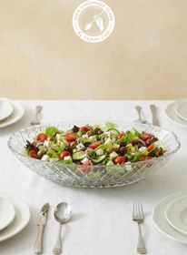 Resim Selen Concept İnci Model El Yapımı Cam Gondol Salata Kasesi Meyvelik ve Sunumluk 