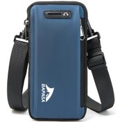Resim Moveevo Erkekler İçin Mavi Çok Fonksiyonlu Spor Bel Çantası - Telefon Taşıma, Koşu Ve Çapraz Çantası Mavi 