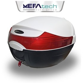 Resim Mefatech Mf33 Motosiklet Çanta 33 Lt Motosiklet Arka Kask Çanta Siyah 