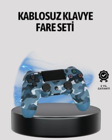 Resim Ceylan Adam Kablosuz Ps4 Controller Çift Motorlu Dayanıklı Gamepad 