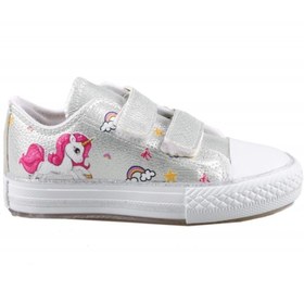 Resim Bücür Ortopedi 231-229 Işıklı Gümüş Çocuk Sneakers 