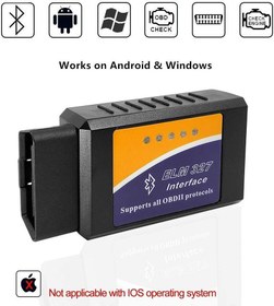 Resim ELM327 OBD2 Kablosuz Bluetooth Araç Oto Arıza Tespit Cihazı 