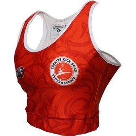 Resim Dragondo Kb1098 Kick Boks Kadın Büstiyer Kick Boxing Büstiyer Kırmızı 