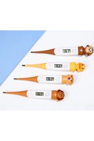 Resim TechStore Panda Figürlü Esnek Uçlu Koltukaltı Bebek Termometre Ateş Ölçer 