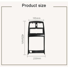 Resim Sones Mercedes Benz Ml320 / Gl450 Araç Arka Klima Hava Çıkış Paneli Kapağı 166 680 7403, Stil: Çift Delik Bej 