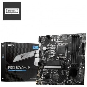 Resim MSI Pro B760M-P Intel B760 6800 MHz (OC) DDR5 Soket 1700 mATX Anakart 