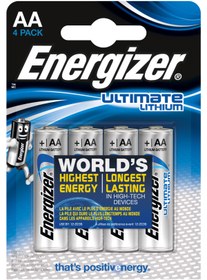 Resim Energizer Ultimate Lithium AA 4 lü Pil 