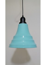 Resim Riolight Retro Turkuaz Içi Turkuaz Tekli Metal Sarkıt Çap:23Cm (538286509) 