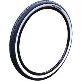 Resim SARİSSA BİSİKLET CST C1103 26X2.00 BİSAN BEYAZ YANAK HİZMET BİSİKLETİ DIŞ LASTİK 