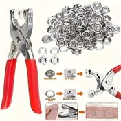 Resim 400 Adet Paslanmaz Çelik Çıtçıt Pense Seti, El Basmalı Grommet Aracı Dikiş El Sanatları, Ceketler, Kot Pantolonlar, Çantalar İçin - Karışık Renkler 