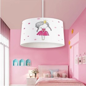 Resim TeknoTrust Renkli Çocuk Odası Sarkıt Avize, 30x60 cm, Plastik, 1 Başlık 