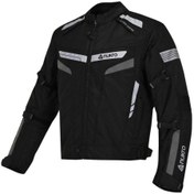 Resim Nukrotech NUKROWEAR STEALTH PRO GRİ 4 MEVSİM ERKEK MOTOSİKLET CEKETİ 