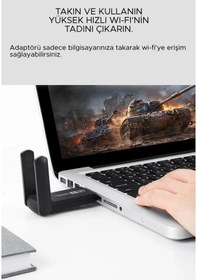 Resim 2.4/5 Uyumlu Ghz Kablosuz Usb 3.0/2.0/1.1 Mac Windows Linux Uyumlu 1300mbps Wi-fi Adaptörü 