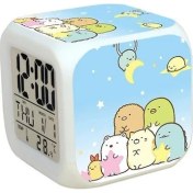Resim Haitun Sumikkogurashi Çalar Saat Çocuklar Dijital LED Çalar Saat Gece Lambası Parlayan Masa Saati (Yurt Dışından) 
