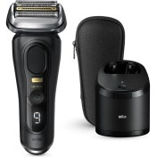 Resim Braun Series 9 Pro+ 9551CC Siyah 5'i 1 Arada Otomatik Alkol Temizleyici Tıraş Makinesi Kutusuyla, Kahverengi 