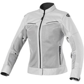 Resim Clover Tropica Kadın Korumalı Yazlık Motosiklet Montu Gri 