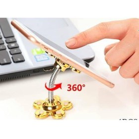 Resim Papatya Telefon Tutucu Vantuzlu Vıp Çiçek Telefon Tutacağı 