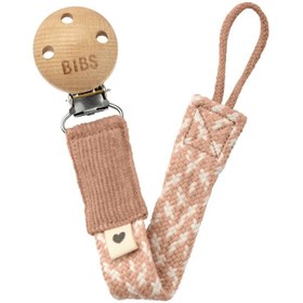Resim Bibs Paci Braid Blush - Ivory Emzik Askısı 