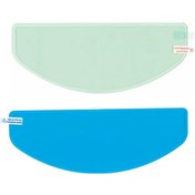 Resim Kalın Yapıştırıcı, Yağmur Ve Sis Geçirmez Film, Su Geçirmez Film, Şeffaf Nano Kaplama Çıkartması, Kask Aksesuarları İle Motosiklet Kaskı. 