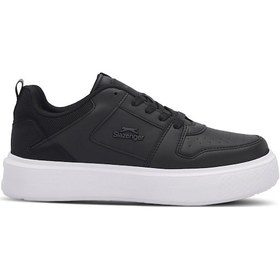 Resim Slazenger LONDON I Kadın Siyah / Beyaz Günlük Spor Ayakkabısı 