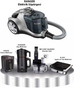 Resim Fakir Avantaj Elektronik Çeyiz Seti Antrasit 3944 + Ranger 890 W Toz Torbasız Süpürge Silverstone Fakir