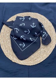 Resim Çapa Denizci Fular Bandana 