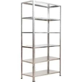 Resim 31x60x250 6 Katlı Çelik Raf Galvaniz 