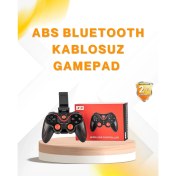 Resim Kablosuz Bluetooth Gamepad Pc Android Tv Uyumlu Oyun Kumandası 