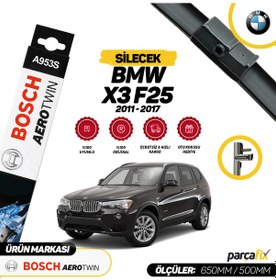 Resim Bmw X3 Bosch Aerotwin A953S Silecek Takımı 2011-2017 F25 