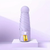 Resim Chuangyinshop Mor Portatif Mini Seyşemsiye: 6 Kollu, Upf 50+, Kuruma, Çanta Boyu 