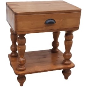 Goldfalez Ayarlanabilir Dekoratif Modern Yan Sehpa Tepsi Atlantik Çam