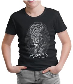Resim Dna'Mızda Var - Atatürk Siyah Çocuk Tshirt 