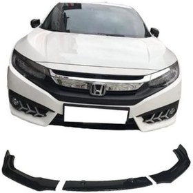 Resim Honda Civic Fc5 Ön Lip 3 Parça Plastik 