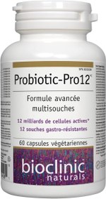 Resim Bioclinic Naturals Probiotic Pro (lactobacillus+bifidobacterium) 12 Billion milliards 60 vcaps 