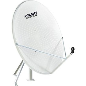 Resim Polsat 120 cm Ofset Çanak (5 Adet) Delikli 0.80MM 3 Kollu Polsat 