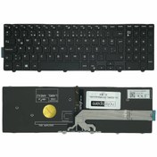 Resim Notespare Dell ile Uyumlu Inspiron 15-5559, 15-7559, 17-5748, 17-5749 Notebook Klavye Işıklı Siyah TR 