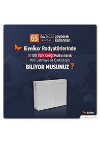 Resim Emko Panel Radyatör 900x0600 90 Cm-60 Cm 