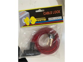 Resim 12*80 Anahtarlı Bisiklet Kilidi 