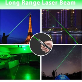 Resim Güçlü Yeşil Lazer Işığı Uzun Menzilli Sunum Astronomi Kamp Eğitim Amaçlı Metal Gövdeli Çok Modlu Yeşil Lazer Işık Şarj Edilebilir Pilli Aç Kapa Anahtarlı 