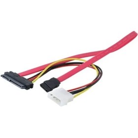 Resim Ti-Mesh Sata 7+15P/Power/Sata 7P Kablo - 30Cm 