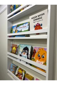 Resim Üsküp Yapı Dekoratif Mdf Duvar Rafı & Kitaplığı Montessori Çoçuk Kitaplığı 
