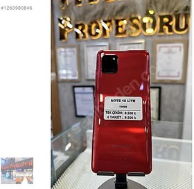 Resim Samsung Note10 Lite İkinci El TR | 128 GB | Kırmızı 