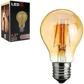 Resim Ledx A-60 Kırılmaz Gövde 4,5 Watt Rustik Ampul 