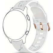 Resim Sunshine022 Garmin Venu Vivoactive 5 Amazfit Gts Huawei Gt3 Pro Samsung 7 20mm Beyaz Silikon Bileklik 