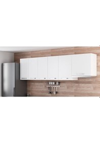 Resim Minar 265 Cm Mutfak Dolabı Beyaz 265-B5-Üst Modül Beyaz 